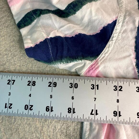 Hollister Light‎ Pink, White Short Sleeved Button Down Mens Size XS - Picture 11 of 12